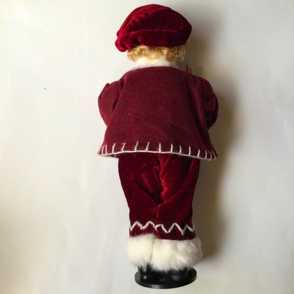 Christmas Caroler Porcelain Boy Doll 14" NWOT - Picture 5 of 5